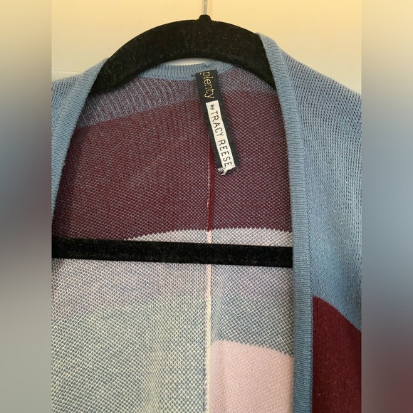 Plenty Tracey Reese Anthropologie Geometric Poncho XS/S - Picture 5 of 7